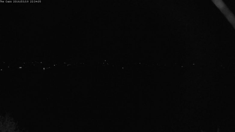 Lake Travis webcam, March 19, 2016 9:40 PM CT