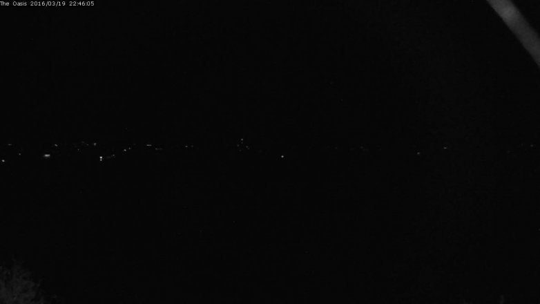 Lake Travis webcam, March 19, 2016 9:50 PM CT