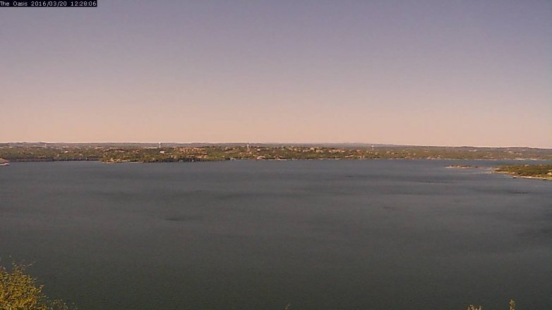Lake Travis webcam, March 20, 2016 11:35 AM CT