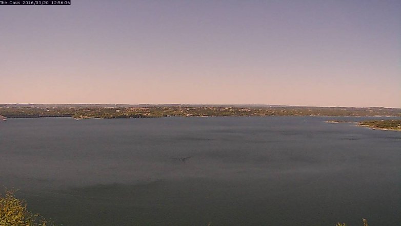 Lake Travis webcam, March 20, 2016 12:05 PM CT