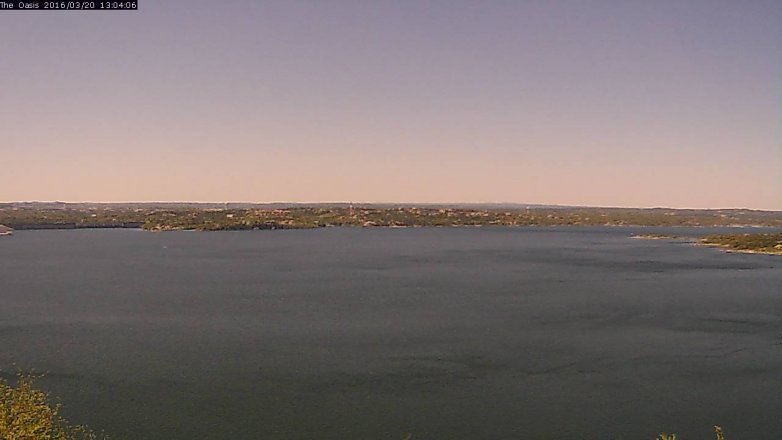 Lake Travis webcam, March 20, 2016 12:10 PM CT