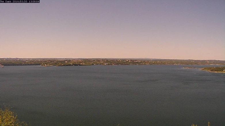 Lake Travis webcam, March 20, 2016 12:15 PM CT