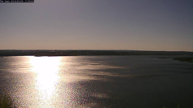 Lake Travis webcam, March 20, 2016 4:35 PM CT