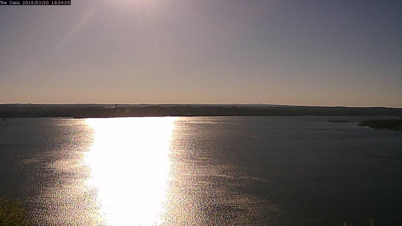Lake Travis webcam, March 20, 2016 5:10 PM CT