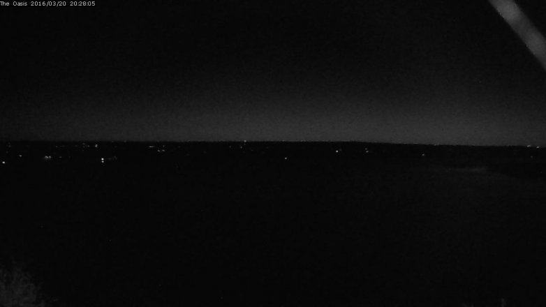 Lake Travis webcam, March 20, 2016 7:35 PM CT