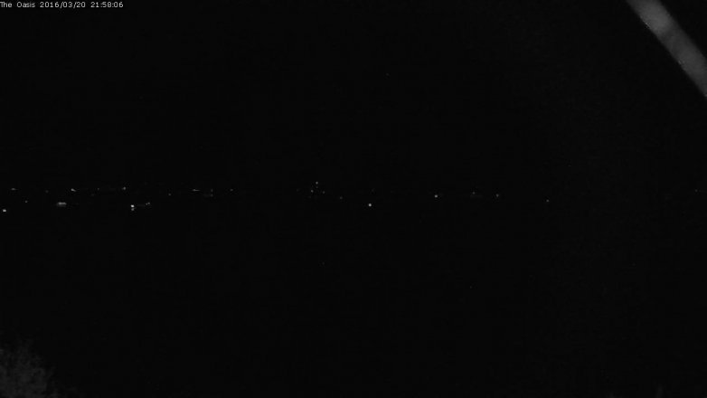 Lake Travis webcam, March 20, 2016 9:05 PM CT