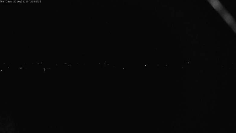Lake Travis webcam, March 20, 2016 11:05 PM CT