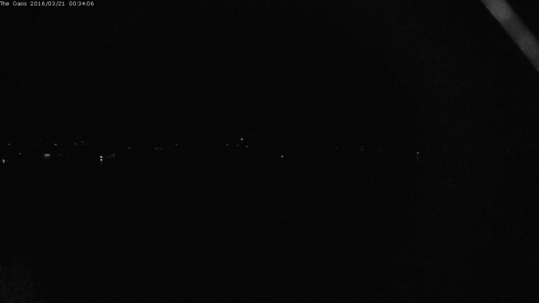 Lake Travis webcam, March 20, 2016 11:40 PM CT