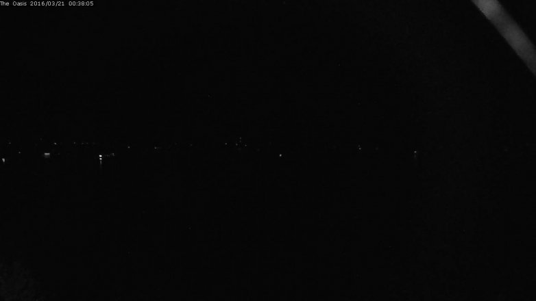 Lake Travis webcam, March 20, 2016 11:45 PM CT