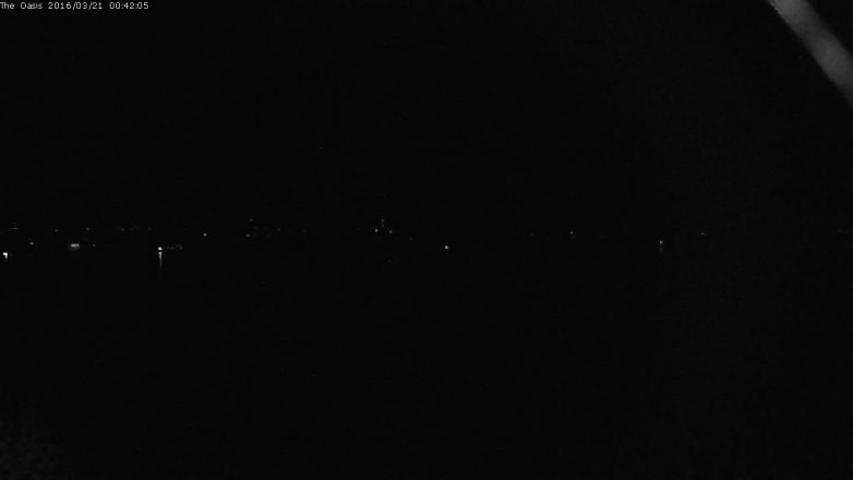 Lake Travis webcam, March 20, 2016 11:50 PM CT