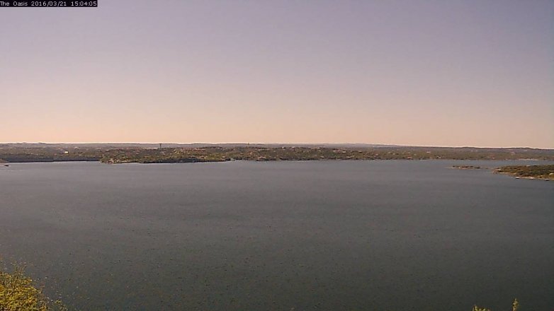 Lake Travis webcam, March 21, 2016 2:10 PM CT
