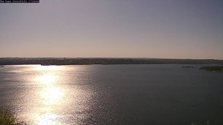 Lake Travis webcam, March 21, 2016 4:25 PM CT