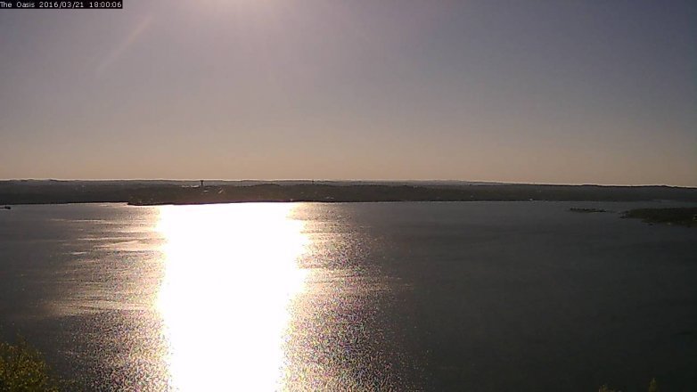 Lake Travis webcam, March 21, 2016 5:05 PM CT