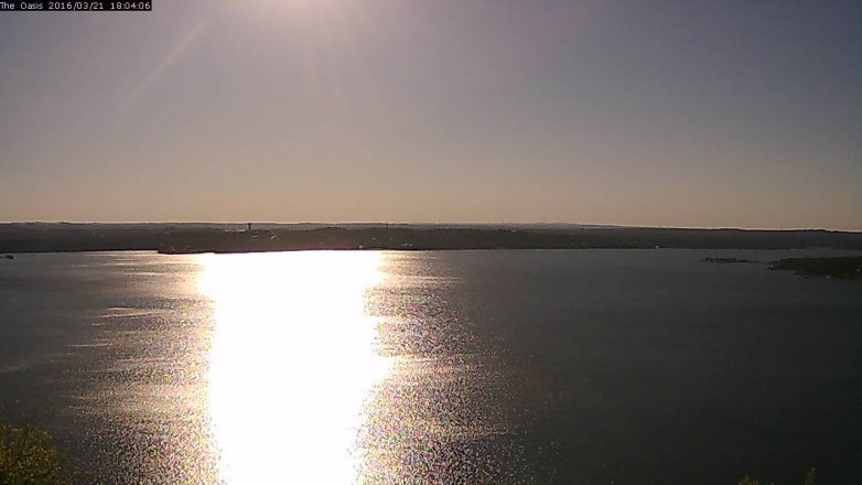Lake Travis webcam, March 21, 2016 5:10 PM CT