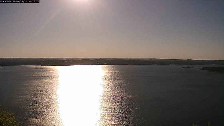 Lake Travis webcam, March 21, 2016 5:20 PM CT