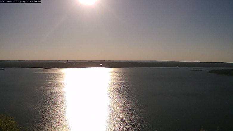 Lake Travis webcam, March 21, 2016 5:25 PM CT