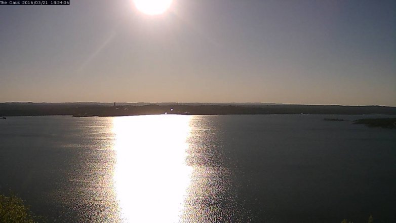 Lake Travis webcam, March 21, 2016 5:30 PM CT