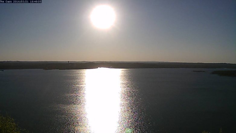 Lake Travis webcam, March 21, 2016 5:55 PM CT