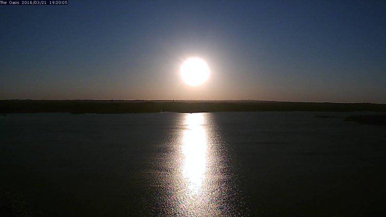 Lake Travis webcam, March 21, 2016 6:25 PM CT