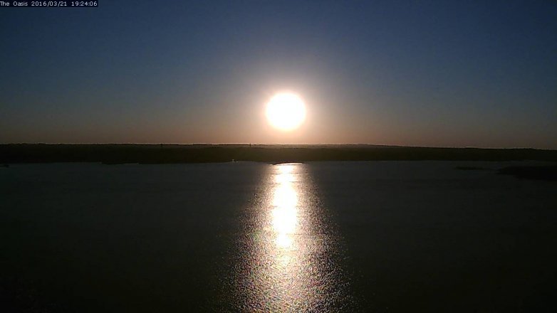 Lake Travis webcam, March 21, 2016 6:30 PM CT