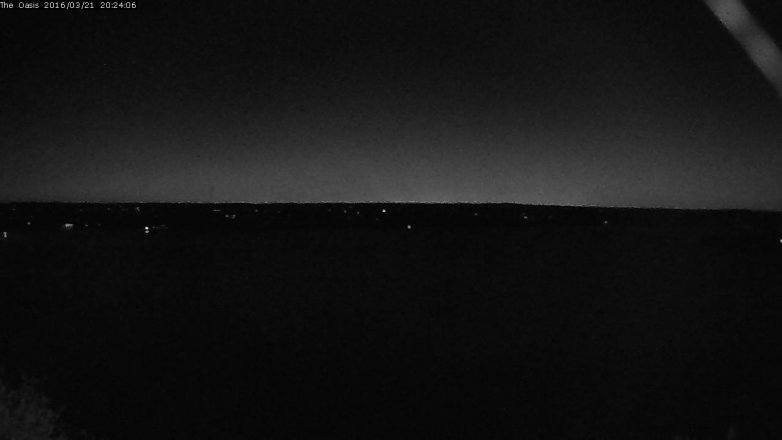 Lake Travis webcam, March 21, 2016 7:30 PM CT