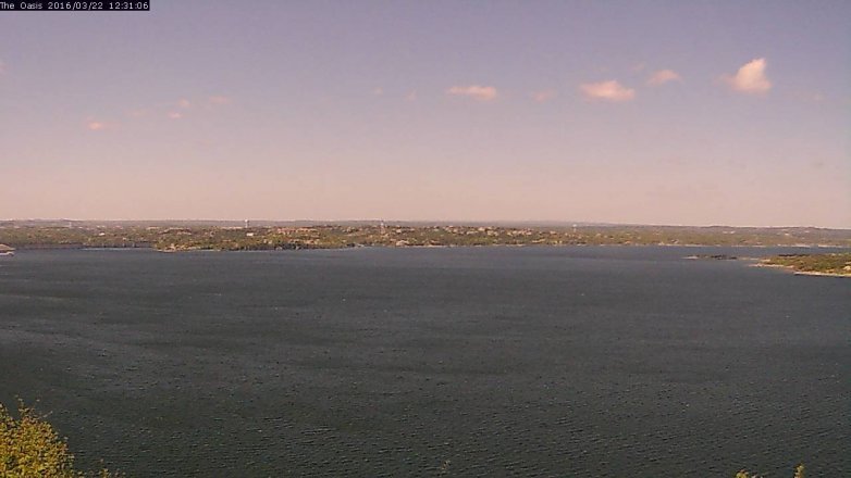 Lake Travis webcam, March 22, 2016 11:40 AM CT