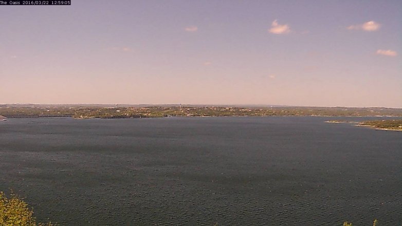 Lake Travis webcam, March 22, 2016 12:05 PM CT