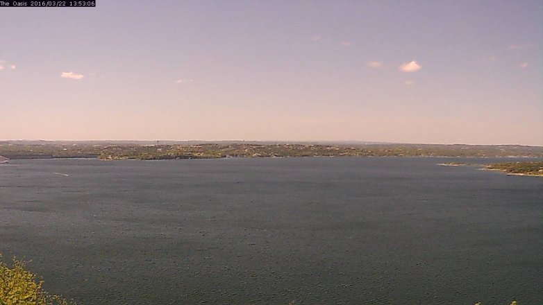 Lake Travis webcam, March 22, 2016 1:00 PM CT
