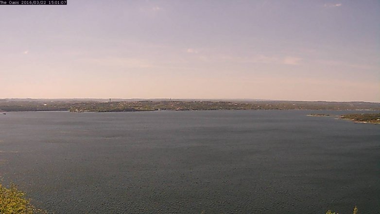 Lake Travis webcam, March 22, 2016 2:10 PM CT