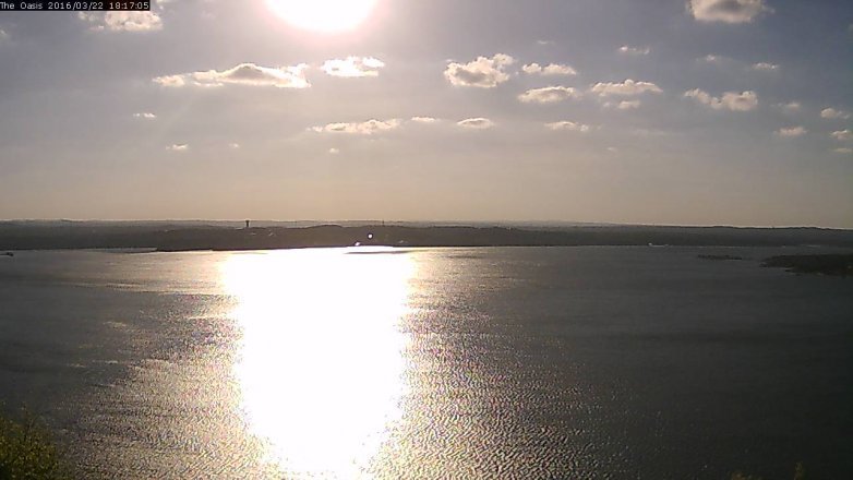 Lake Travis webcam, March 22, 2016 5:25 PM CT