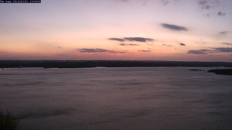 Lake Travis webcam, March 22, 2016 7:05 PM CT