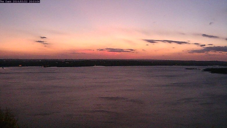 Lake Travis webcam, March 22, 2016 7:10 PM CT