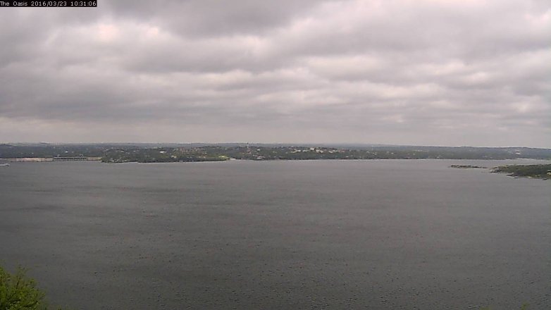Lake Travis webcam, March 23, 2016 9:40 AM CT