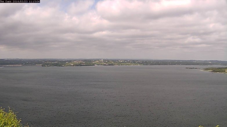 Lake Travis webcam, March 23, 2016 10:20 AM CT