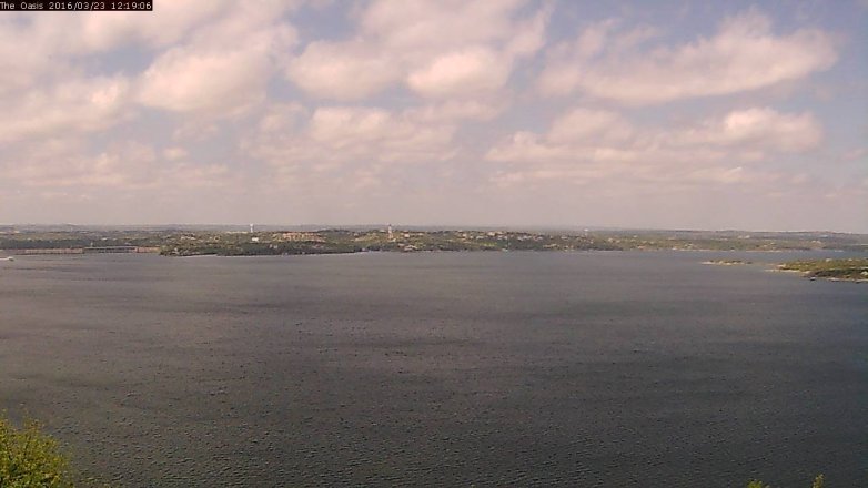Lake Travis webcam, March 23, 2016 11:25 AM CT