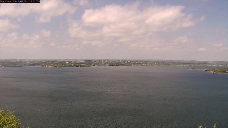 Lake Travis webcam, March 23, 2016 11:35 AM CT
