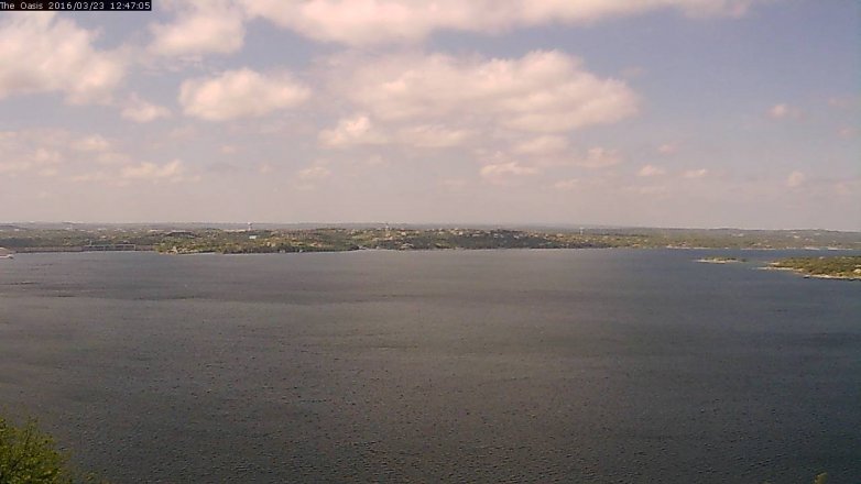 Lake Travis webcam, March 23, 2016 11:55 AM CT