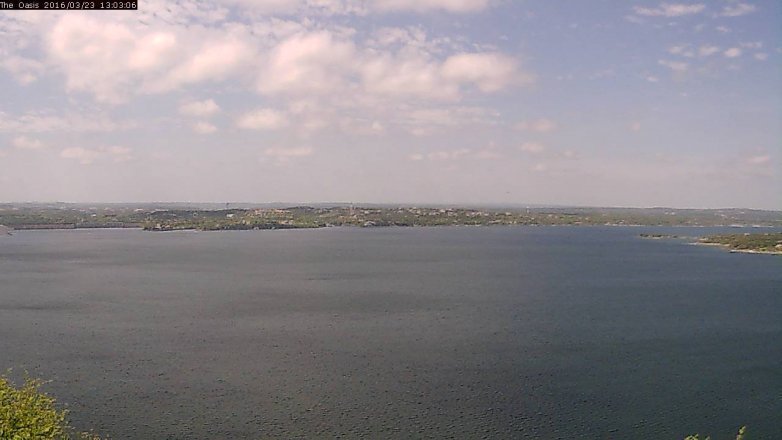 Lake Travis webcam, March 23, 2016 12:10 PM CT