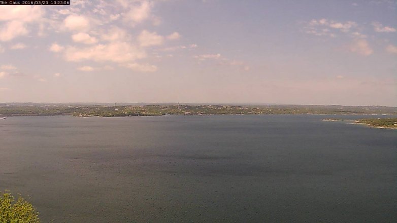 Lake Travis webcam, March 23, 2016 12:30 PM CT