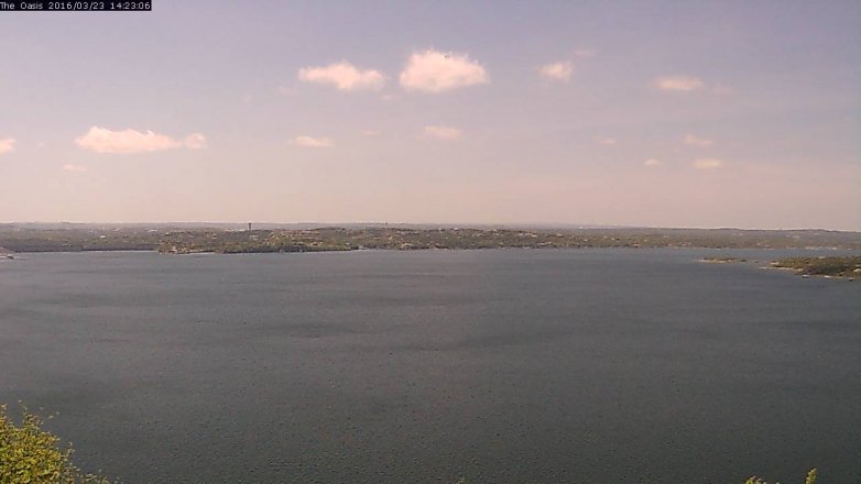 Lake Travis webcam, March 23, 2016 1:30 PM CT