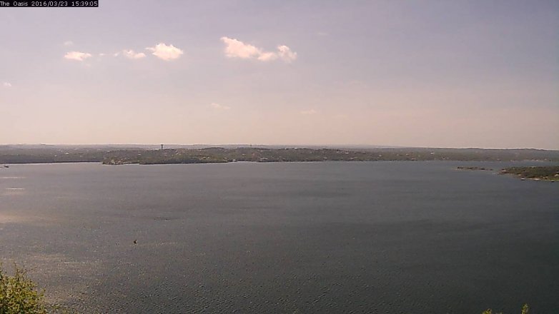 Lake Travis webcam, March 23, 2016 2:45 PM CT