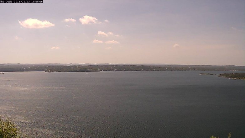 Lake Travis webcam, March 23, 2016 3:05 PM CT