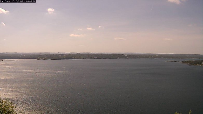 Lake Travis webcam, March 23, 2016 3:15 PM CT