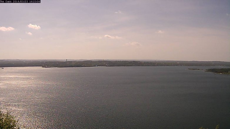 Lake Travis webcam, March 23, 2016 3:30 PM CT