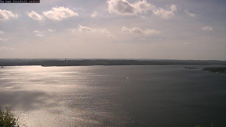 Lake Travis webcam, March 23, 2016 4:00 PM CT