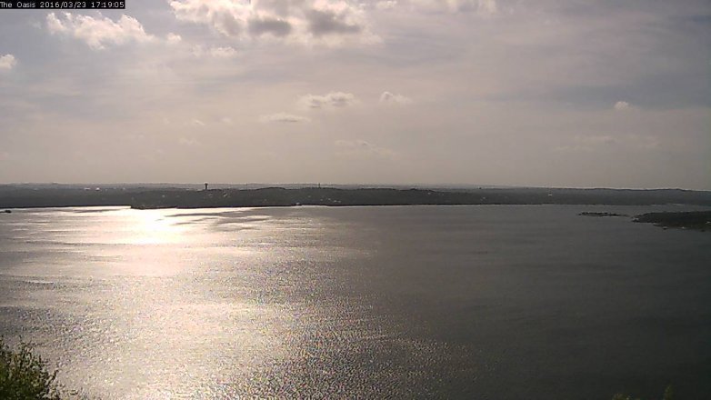 Lake Travis webcam, March 23, 2016 4:25 PM CT