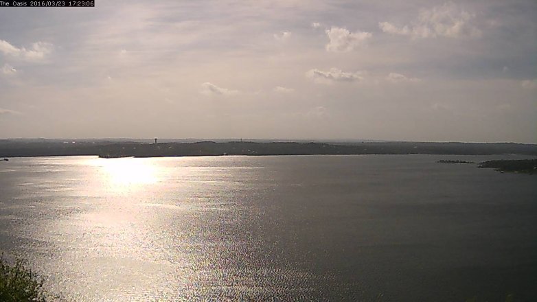 Lake Travis webcam, March 23, 2016 4:30 PM CT