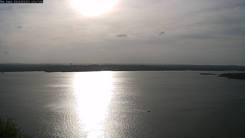Lake Travis webcam, March 23, 2016 5:25 PM CT