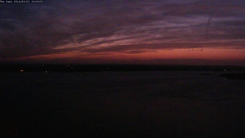 Lake Travis webcam, March 23, 2016 7:15 PM CT