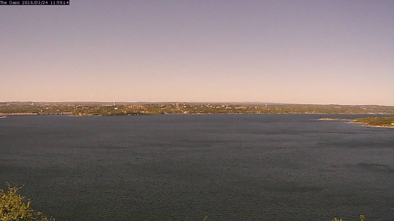 Lake Travis webcam, March 24, 2016 11:05 AM CT